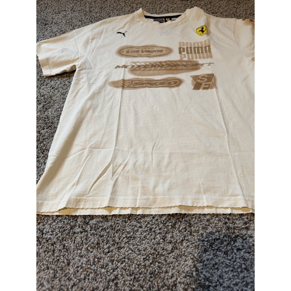 Puma Scuderia Ferrari desert sun race graphic tee men's t-shirt size large new - Picture 6 of 10